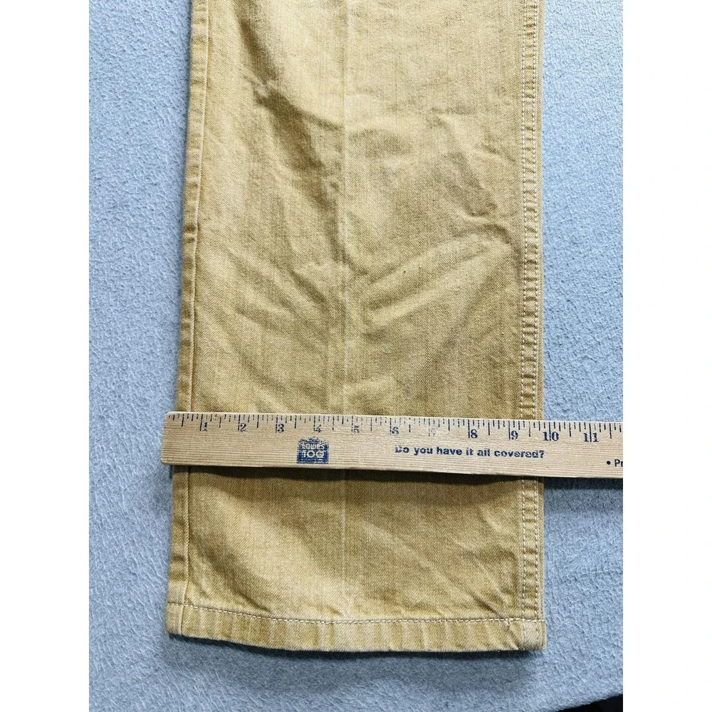 Beyond The Limit Jeans Men 42 (39x31) Tan Khaki Straight Leg Denim Casual Rugged